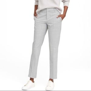 Light Grey Banana Republic Ryan Petite Pant - Size: 00P